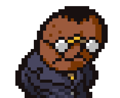 [10409c] *Lenny pulls out a power-play and dodges the attacks aimed at him* "I'm out of here." *Lenny squats down and lift-offs, jumping onto the roof of a building and escaping* - Lenny