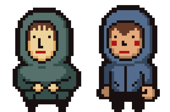 [b0303f] Which sprite do you think could better fit your oc in terms of base? Left or right?