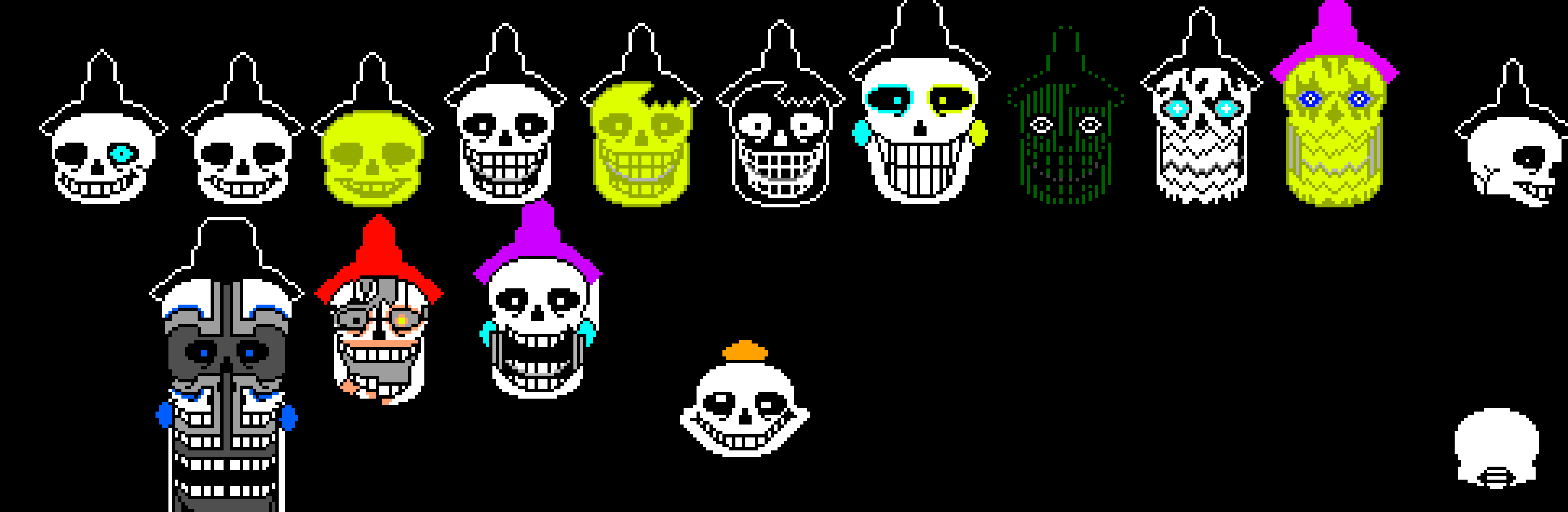 [f69aa0] Undertale Sans and Papyrus The Skeletons. ( Sans Update V2 )
