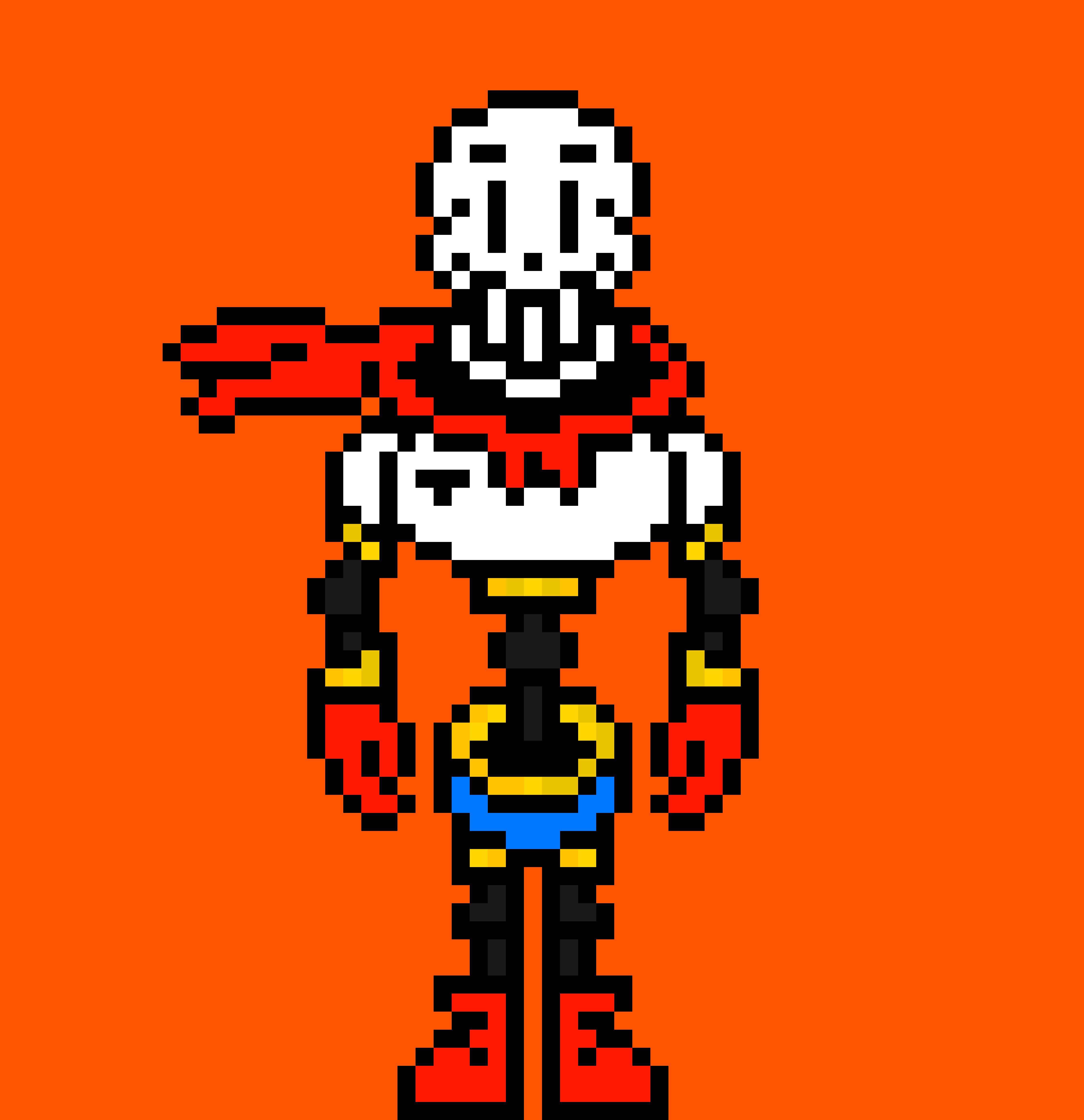 [9664c4] PAPYRUS OverWorld Sprite-By Storm The LightSpeed Guy