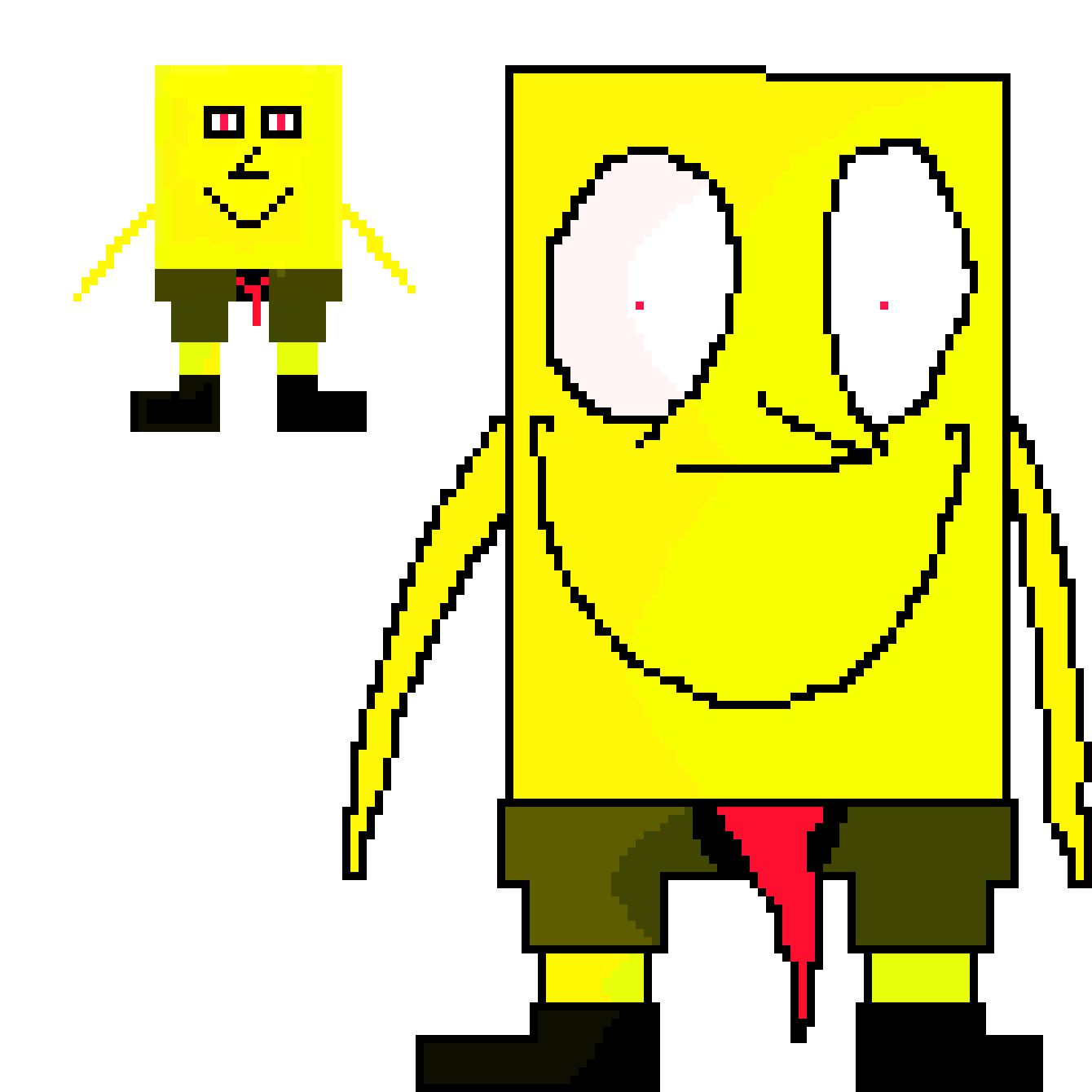 [288542] spongebob pixel art (remastered)