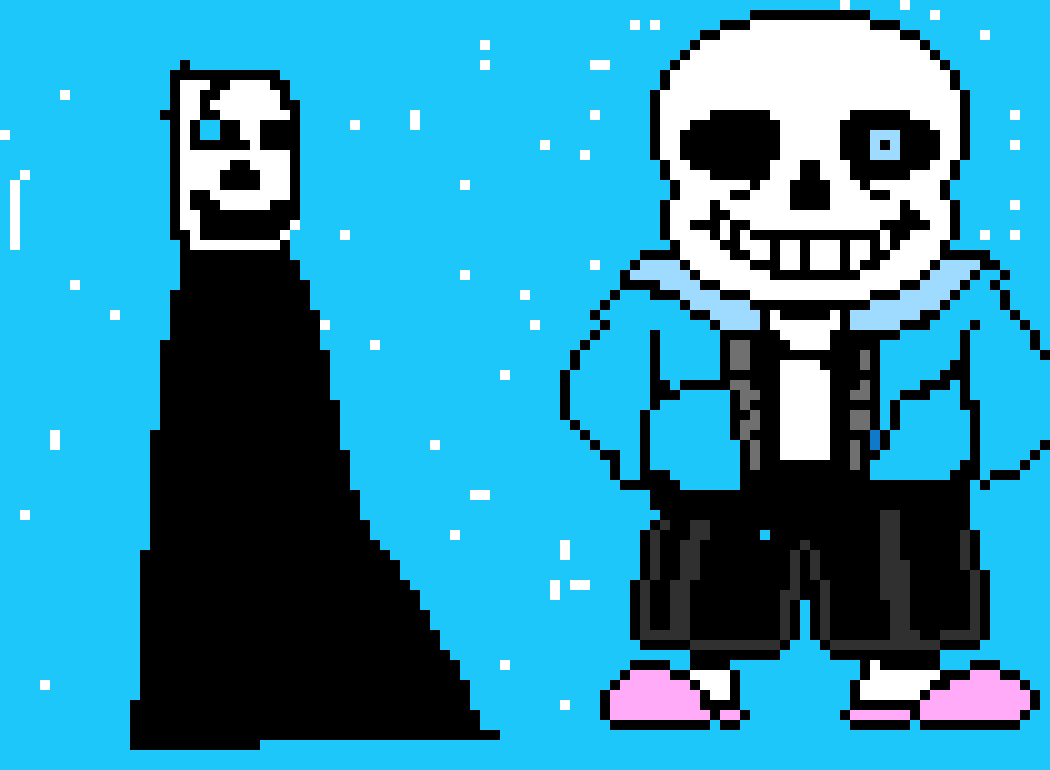 [882d9d] Sans Sprite And Gaster sprite