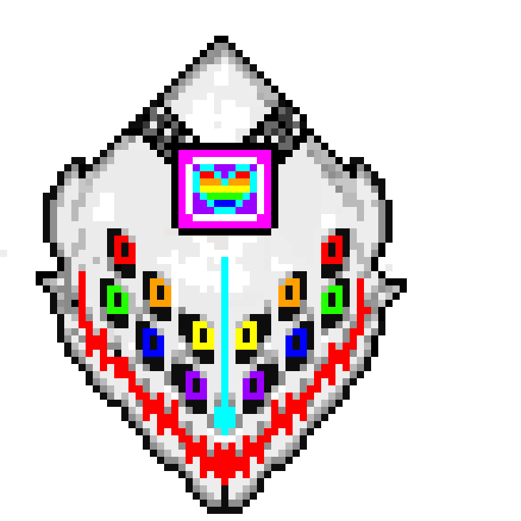 [ae61c8] Which color should I put as the mouth. I'm liking red and the pink but blue is pretty good. You guys experiment and tell me what you like.