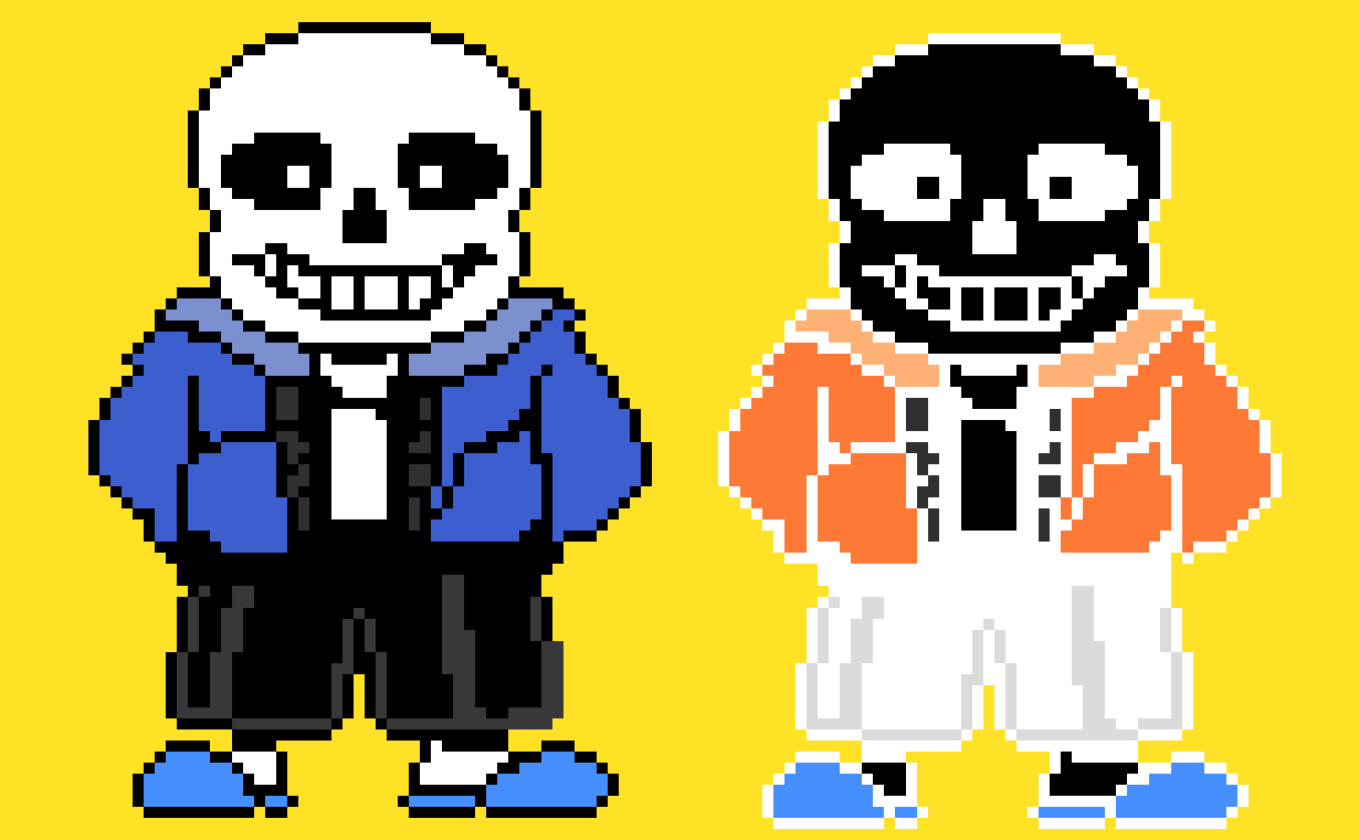 [5f5ea0] Sans Sprite and snas etirps