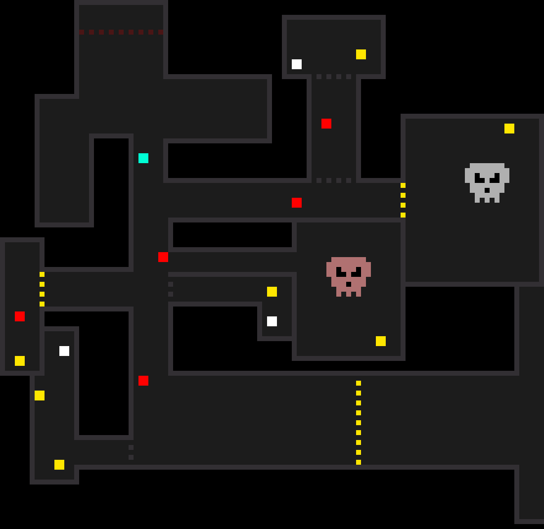 [965131] room 2: population: enemy. kill the boss that has no lock to its room