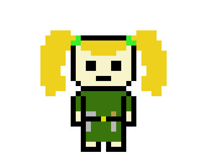 [9cd13c] danganronpa pixel sprite base:Anye