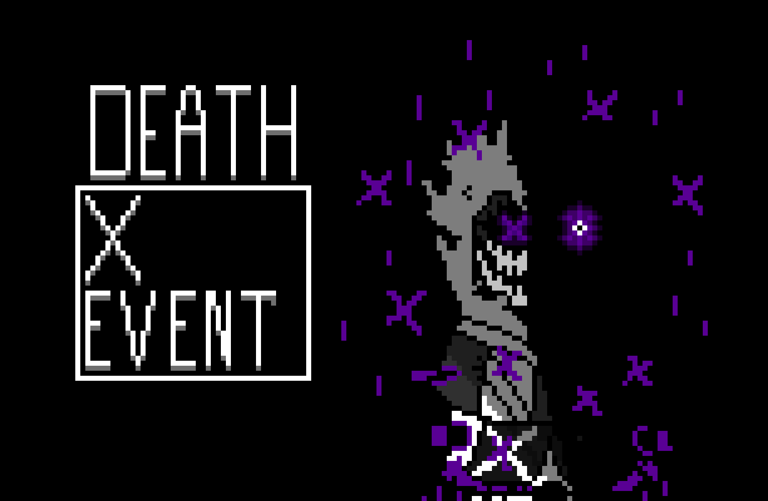 [9664c4] Two slashes and you're MINE [Dangerdanger edit of dust cross)(with his gaster mouth revealed)