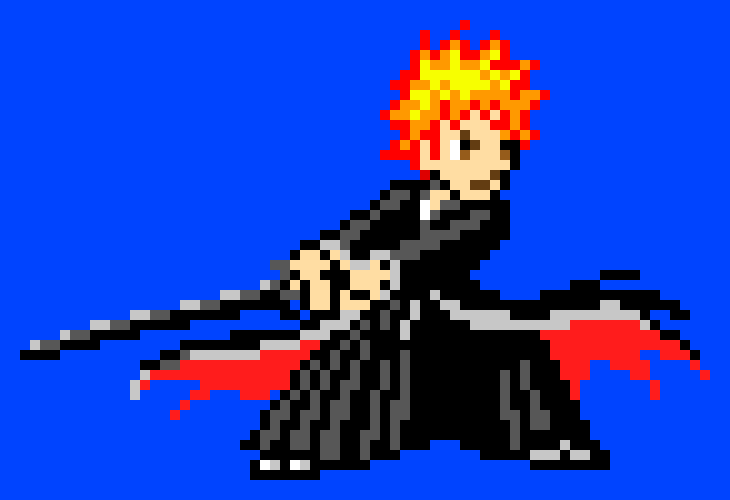 [9664c4] Pixel Art Bankai Ichigo