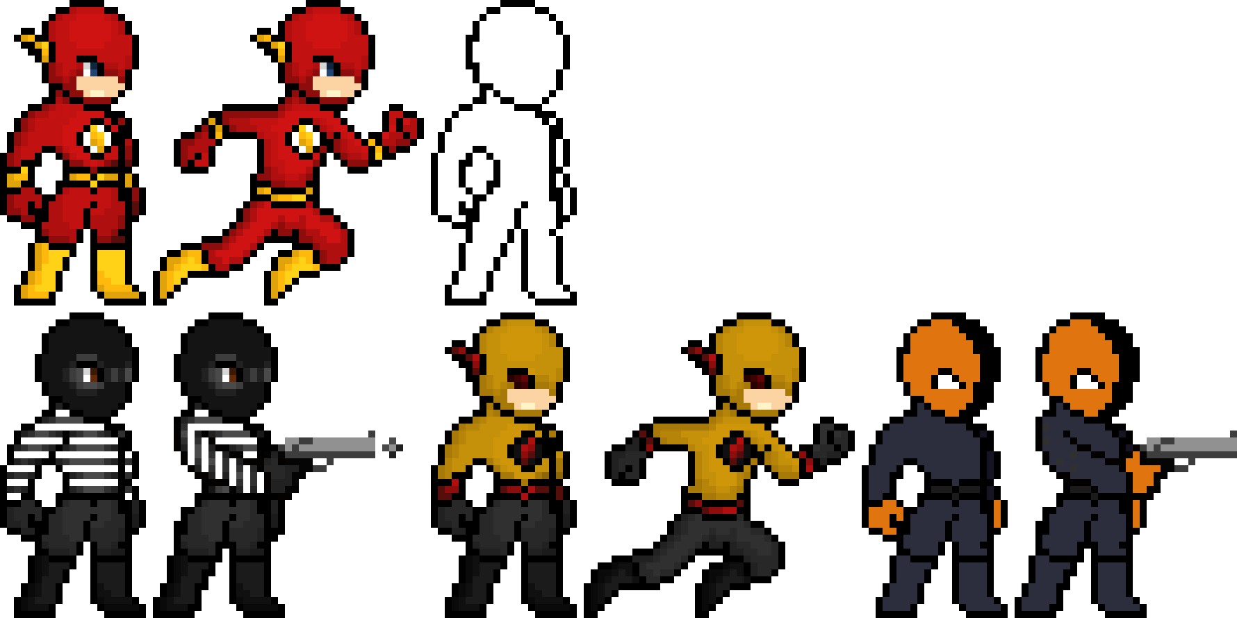 [9664c4] The Flash Pixel Art Collection