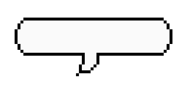 [80421e] pixel speech bubble