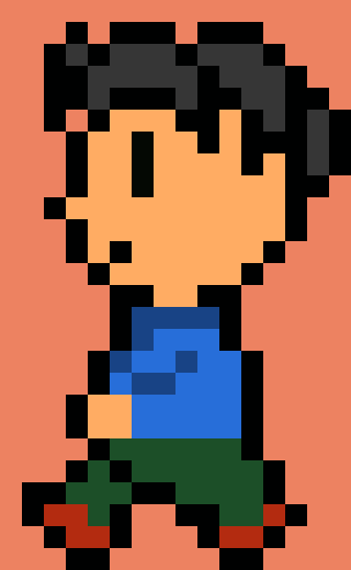 [14f302] Casual Me Walking left