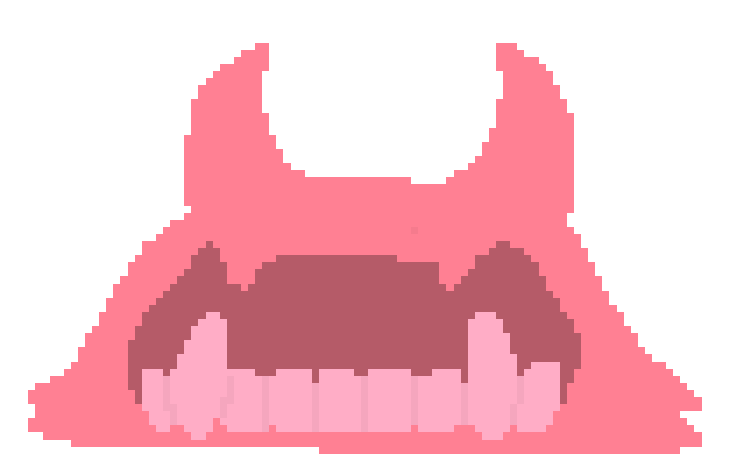 [8048ed] it now has a defined jaw, for some ungodly reason.