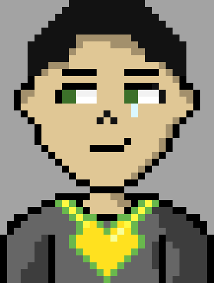 [90896a] *He dodges the blasters as well, since even they weren't aiming directly for him, they could still hit him. He got grazed by a couple, but didn't seem to mind it.* You seem to like holding grudges, don't you, Ian? *He says this with a smile as he sends a three-slash formation at Ian.*