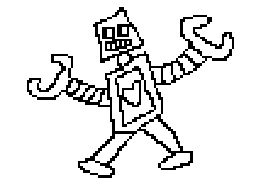 [eb07a8] Robort  - Undertale Battle Sprite