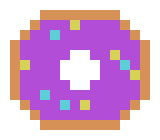 [1512e2] Pixel Art Donut