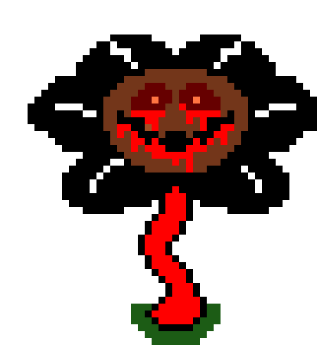 [af78fa] Evil Flowey Sprite