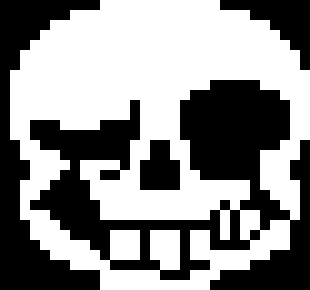 [f52639] Undertale Sans Talk Sprite [King Squid Creation]