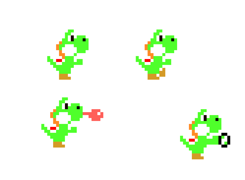 [a2e11c] Yoshi custom sprite