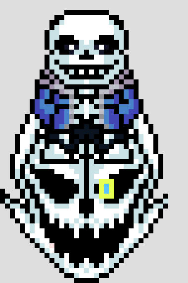 [a23199] *sans would tp on his blaster and stay high int he sky watching poofy *15 dodges left * *does a few hard bone attacks