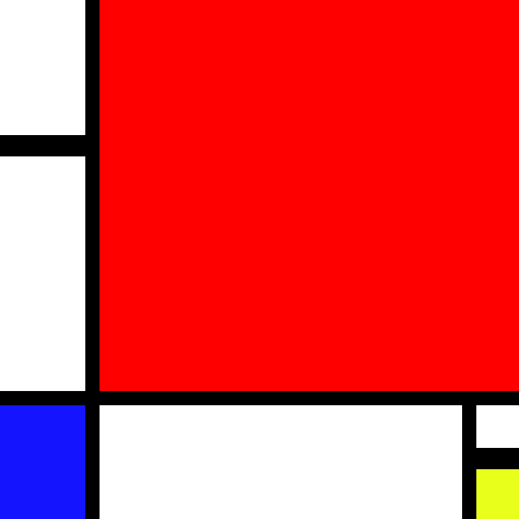 [4755e4] Compostion with Red, Blue and Yellow