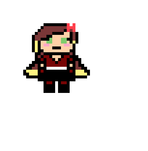 [768bfd] danganronpa pixel sprite base Ana