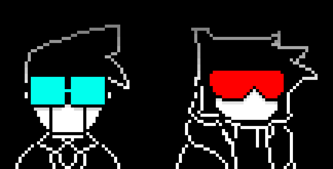 [3354b2] Flock : I think we should chill out.. - Danger: I guess so.. *They'd both vanish, leaving their glasses behind.*