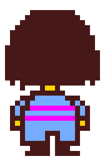 [b2640b] Frisk Sprite Sheet (No walking sprites)