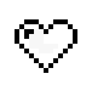 [bc3ba8] white heart
