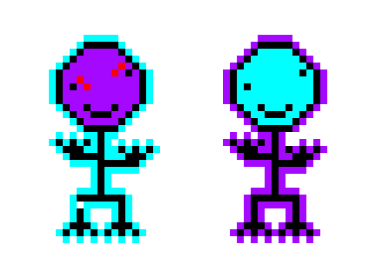 [9664c4] Bonzi(Frisk) and Bannar(Chara) (BonziTale Sprite)