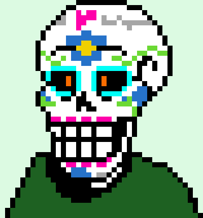 [63ceb7] sugar skull allan by -####### 