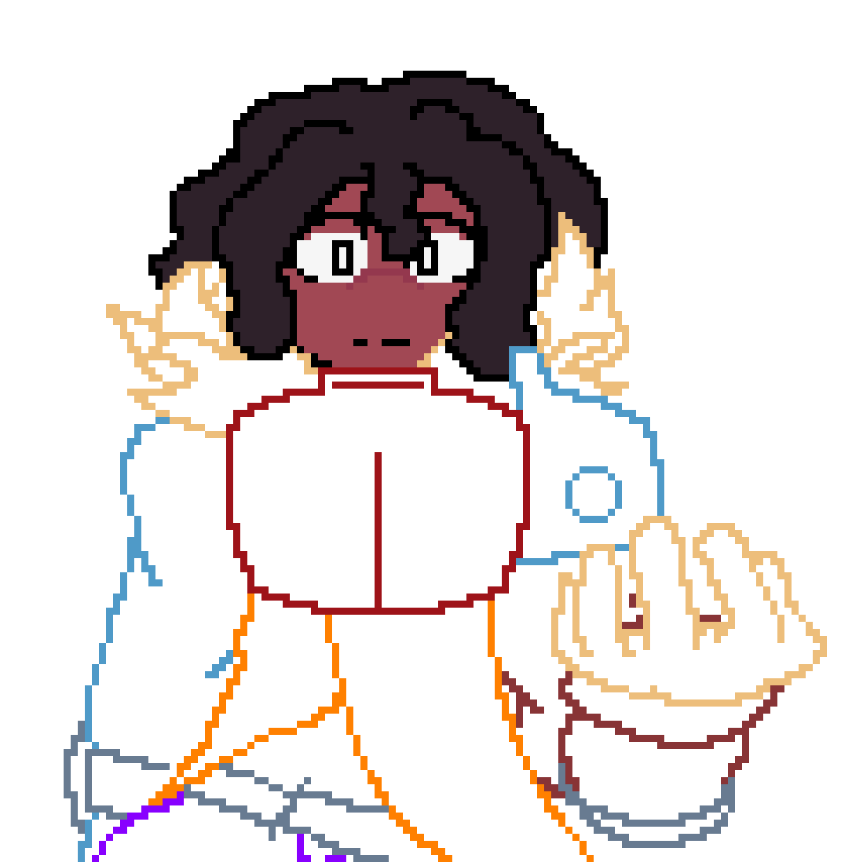 [9936d4] honestly with the amount of people (4) who's ocs are apparently the child of satan i think we should kinda like. have different versions of that shit that all branch off from one singular point where PAMversians go to before being sent into one or something