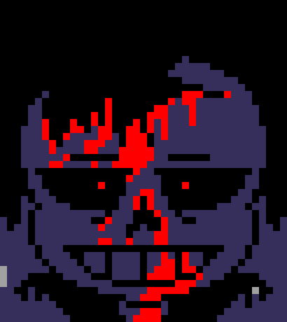 [7ce906] *(Demented wouldn't move, almost like he's a statue.)  -HorrorTale Sans
