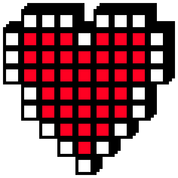 [9664c4] 8 bit heart