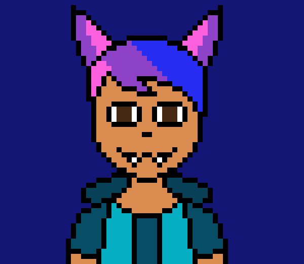 [4fbda4] oh think you*looks at stinger*oh..you have a big stinger...why is that?-Evan