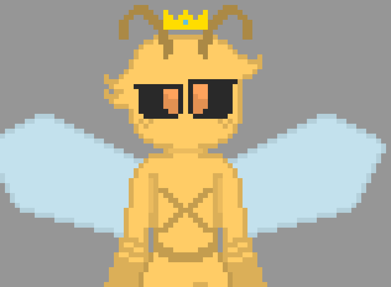 [4fbda4] hmm...how nice of them...welp i will just take it and plant it with the others inside the hive...-bobee