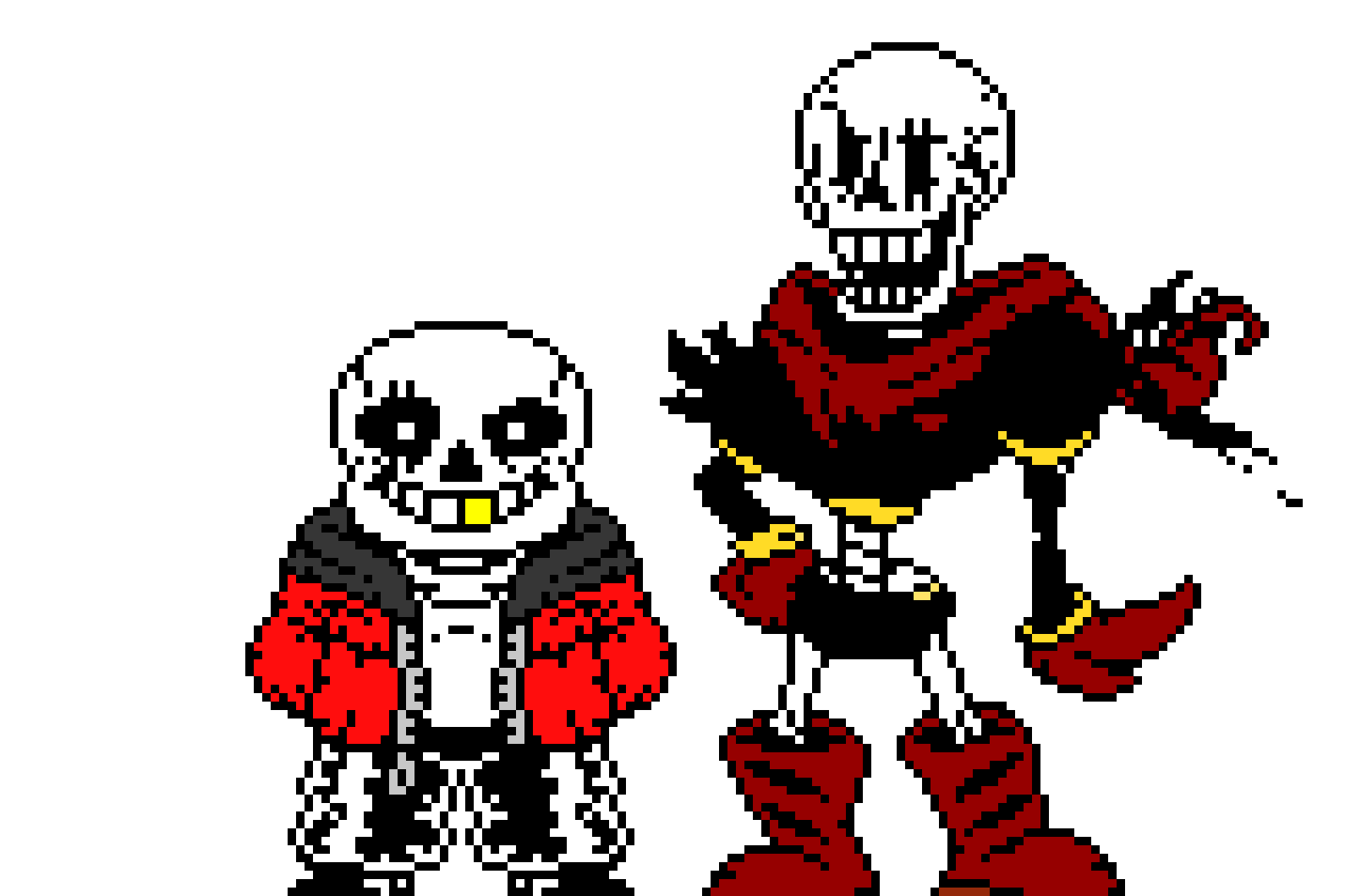[d8335b] Underfell Sans And Papyrus