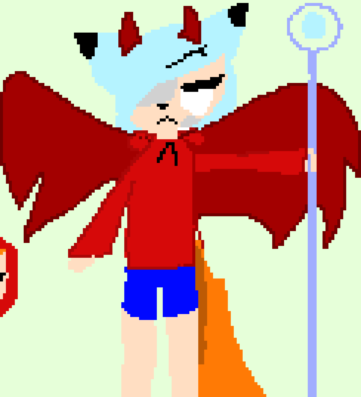 [733b2d] *makes him levitate* Stay! -Foxlya