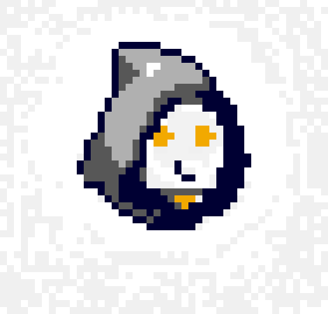 [dfb43a] Reaper Overwatch Pixel Face 
