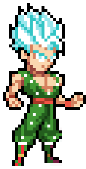 [ba2ef1] snowflake saiyan Gohan (christmas)