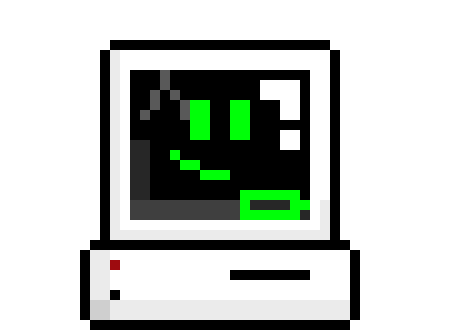 [7b7bce] oh...you see...im a REEEEEEEEEALLY old computer! i was dumped in these woods...5? ya i think 5 years ago!