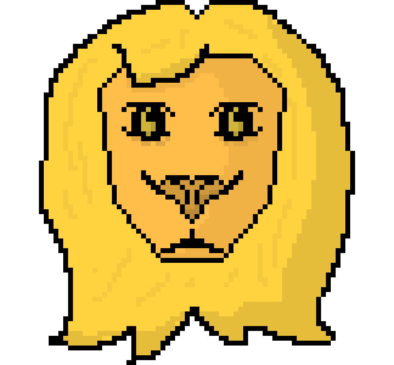 [9664c4] Pixel Lion