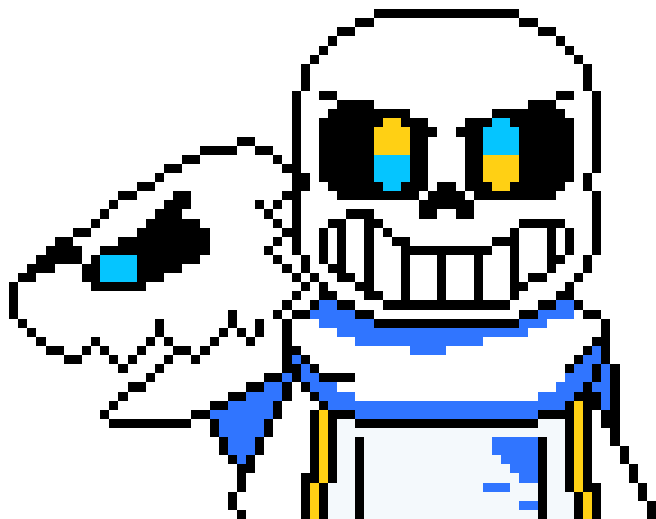 [b9de0d] MWEH HE0 sees papyrus - (royal guard) SWAP! sans