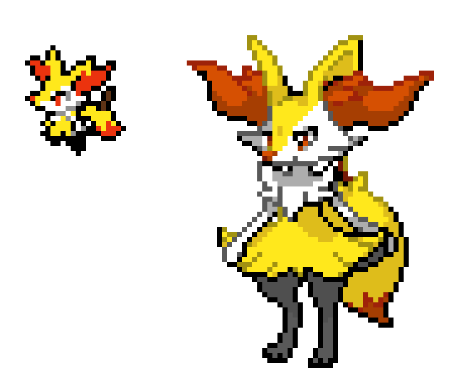 [370131] Braixen Art
