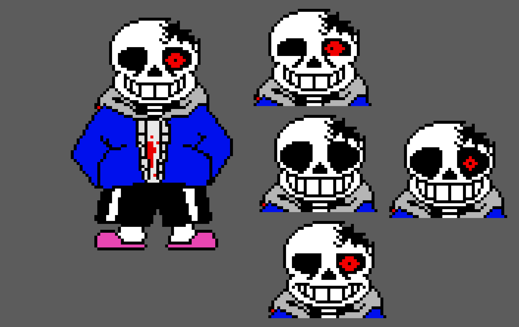 [66635a] (Horrortale Sans Expressions by Bill 1)