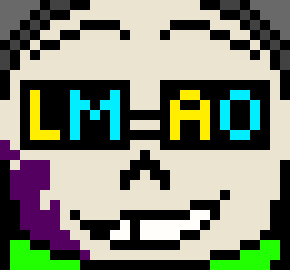 [752b4c] Since life is a never ending blackhole of pain and despair until you`re a good person and get into heaven or a bad person and then it gets 10 million times worse in hell! I`m gonna make a blushing Boarderfresh sprite! Yay!