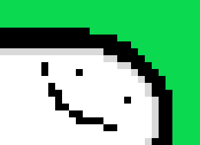 [05d045] *face rotates around head till she meets eye contact* hi there~