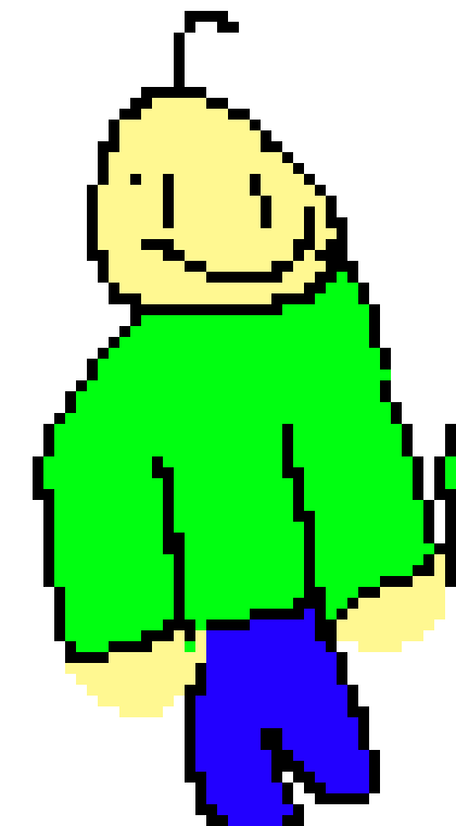 [9fa88c] *You see baldi in the school house* Baldi: OH HI, WELCOME TO YM SSCCHHHOOOLLL HOUSE, PLS DON'T PULL MY HAIR! - Spectral