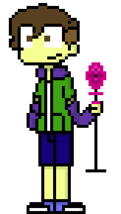 [a81234] -appears infront of the new girl- your looking a little...scared there, buddy...