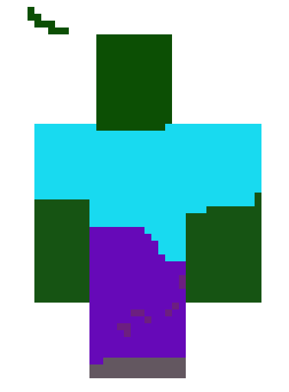 [c4f65f] minecraft zombie pixel