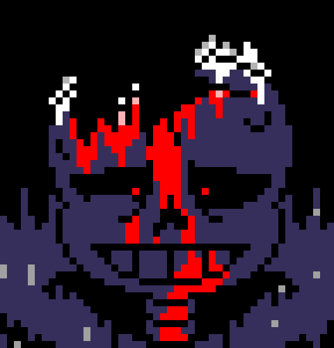 [7ce906] I can't take this anymore. *(He'd walk slowly towards the alleyway.) -HorrorTale Sans